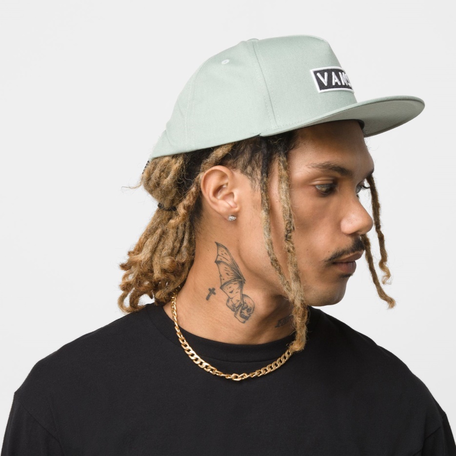 Casquette Snapback Vans Easy Box Vert Milieu