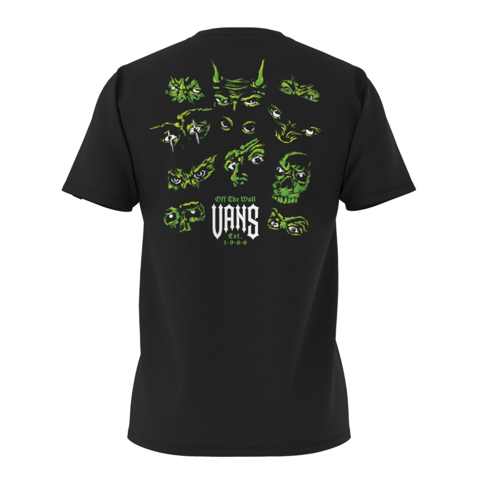 Tee Shirt Vans Yeux Dans Le Noir Noir