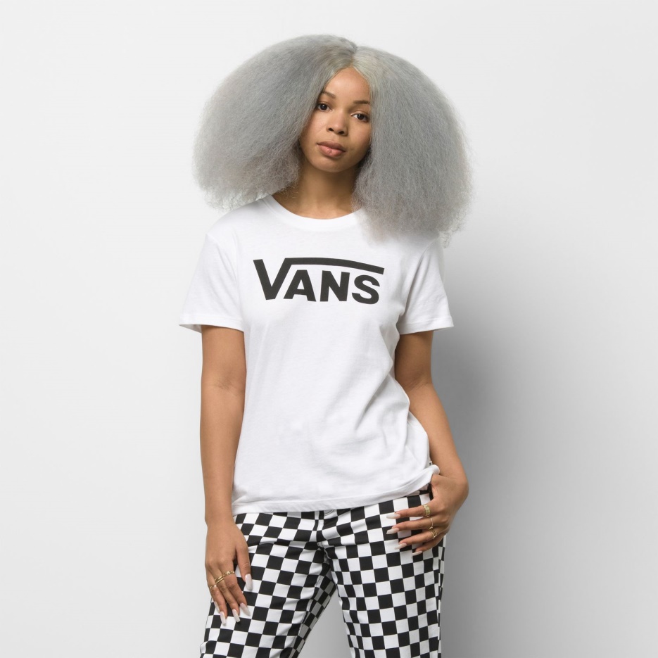 Vans Flying V Tee Shirt Blanc