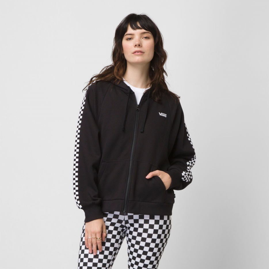 Vans Funniest Times Sweat à Capuche Zippé Noir