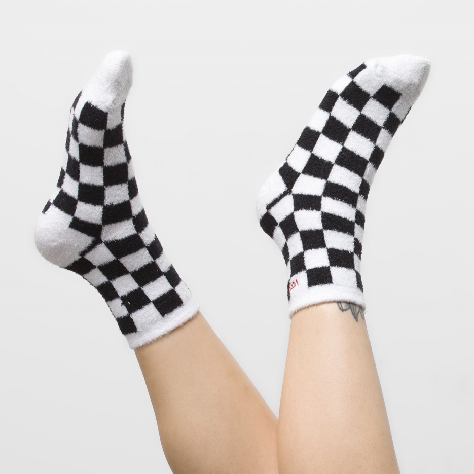 Vans Fuzzy Sock Taille 6.5-10 Damier