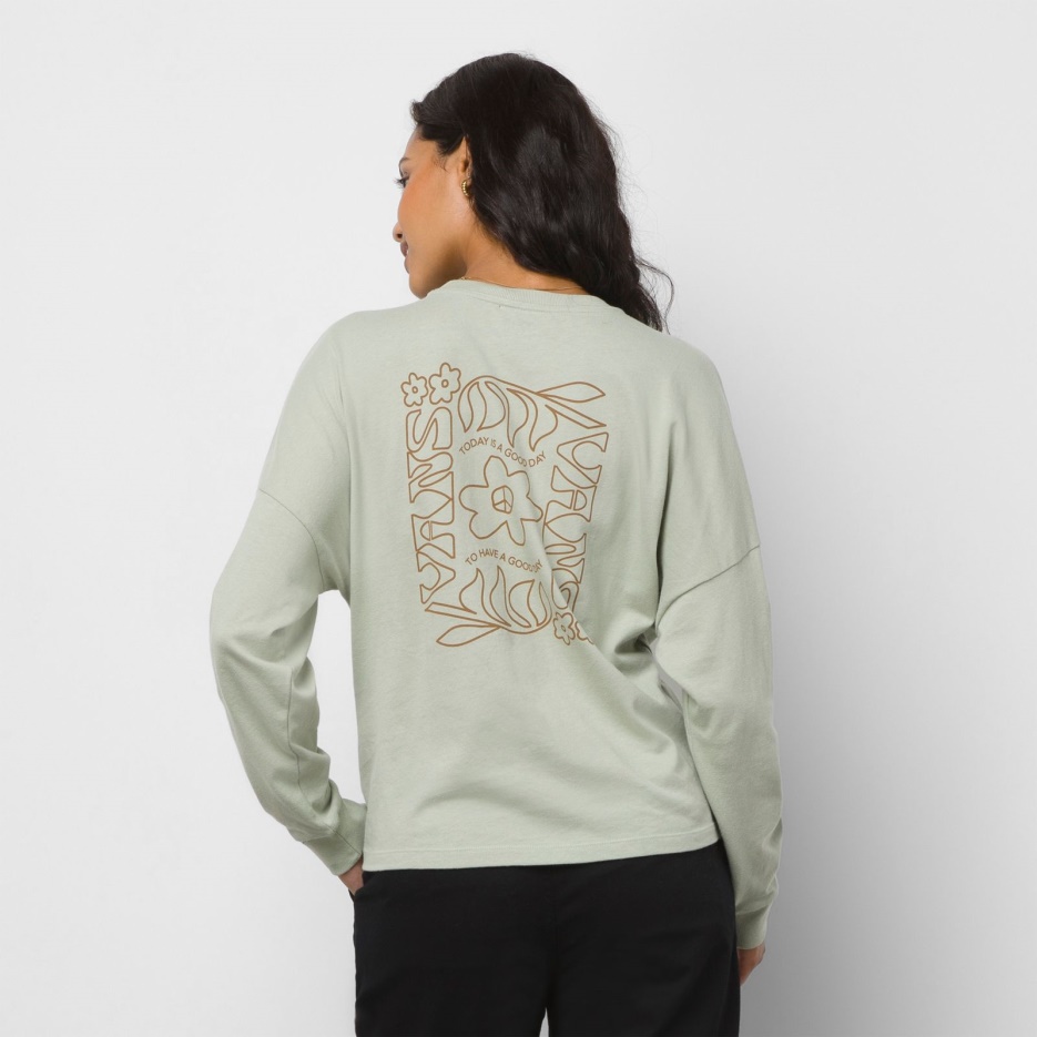 Vans Good Day T-shirt Décontracté à Manches Longues Desert Sage