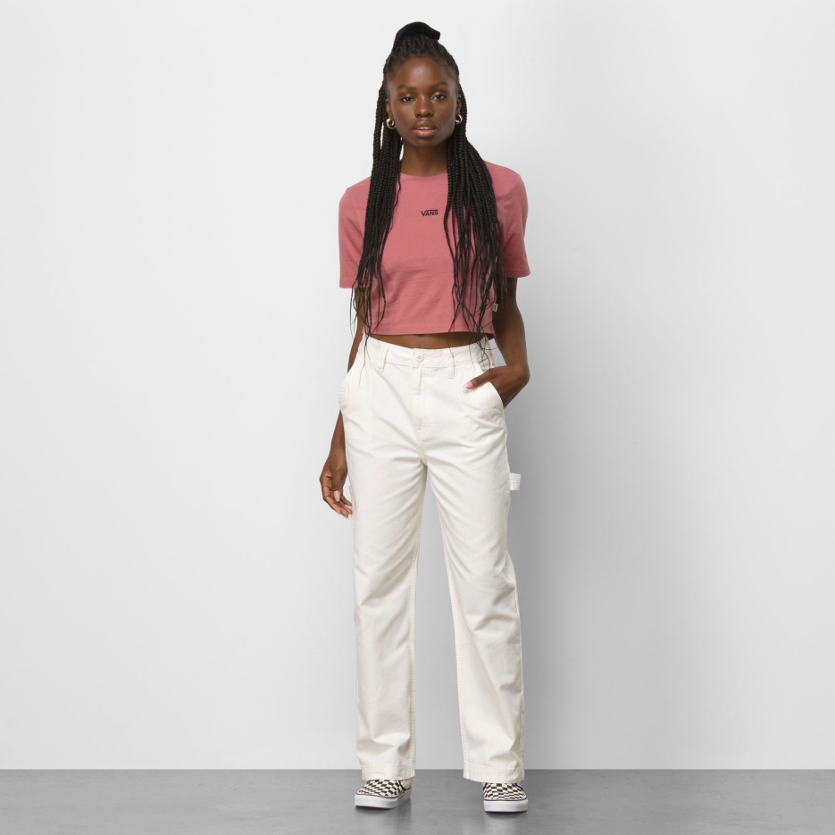 Vans Pantalon De Travail Au Sol Marshmallow