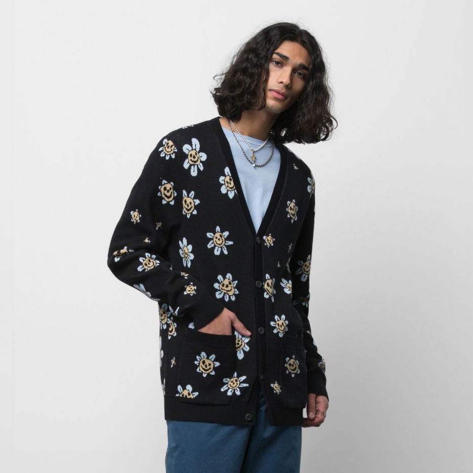 Pull Vans Hilltop Cardigan Noir