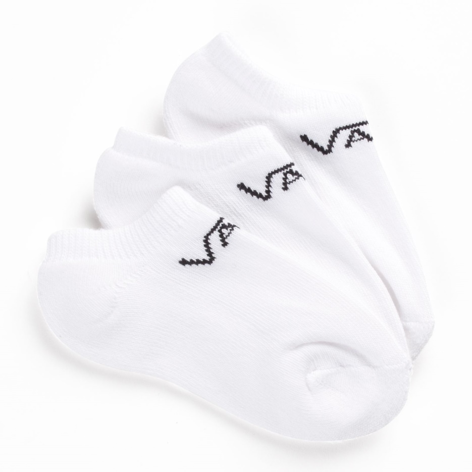 Vans Kids Classic Kick Chaussettes Pack De 3 Paires Blanc