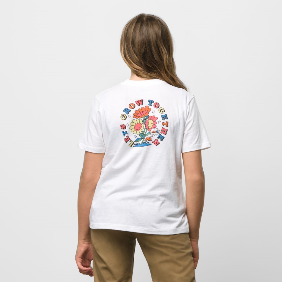 Vans Kids Let Grow Bff Tee Blanc