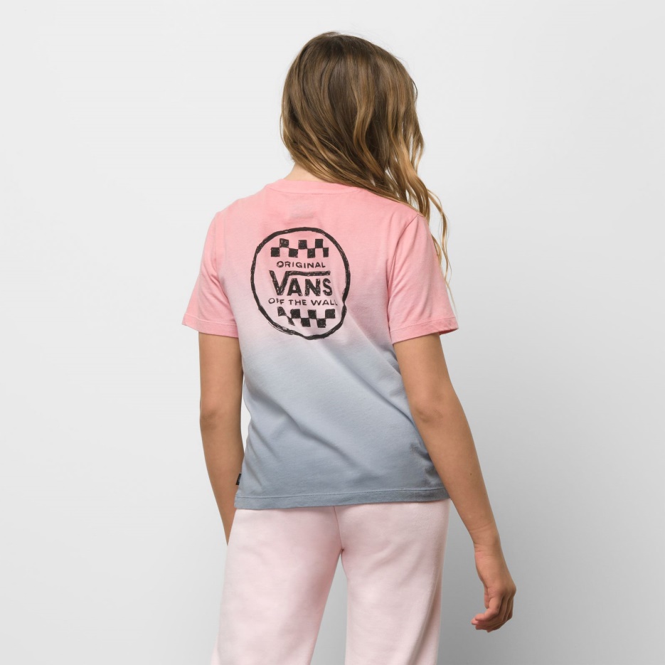 Vans Kids Sunset Wash Bff T-shirt Lilas-ashley Bleu