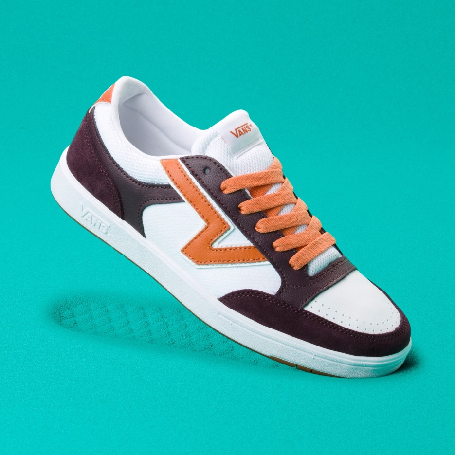 Vans Lowland Cc Bordeaux Profond-blanc