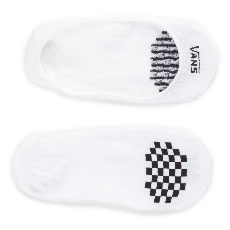 Vans No Show Chaussettes 3 Pack Taille 1-6 Blanc-noir