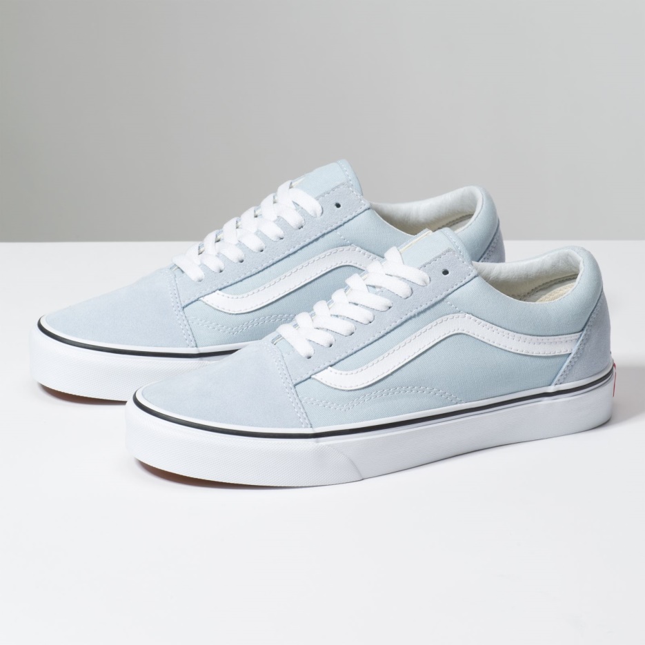 Vans Old Skool Bleu Bébé-true Blanc