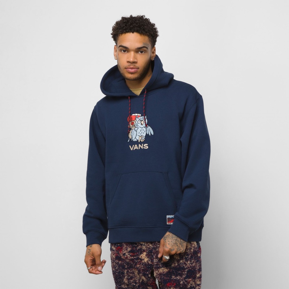 Vans Outdoor Club Sweat à Capuche Dress Blues