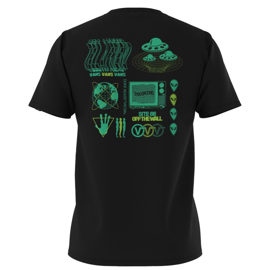 Vans Planète Extérieure T-shirt Noir