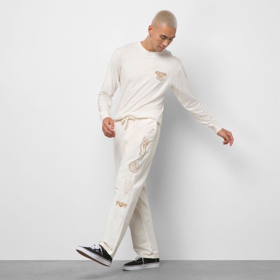 Vans Range Loose Tapered Elastic Waist Pant Blanc Antique-Bronze