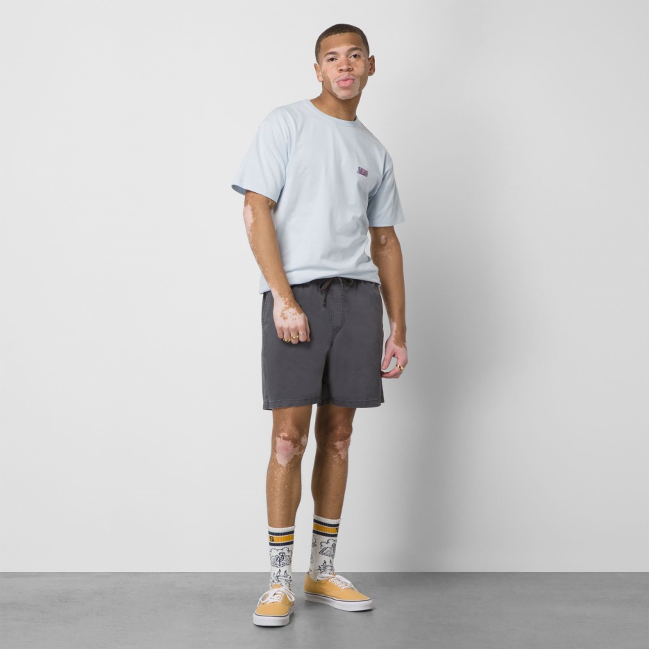 Vans Range Salt Wash élastique Décontracté 18" Court Asphalte