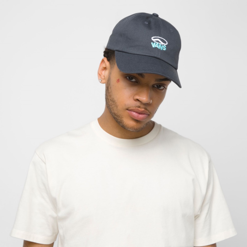 Vans Rios Courbé Bill Jockey Chapeau Asphalte