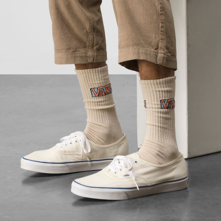 Vans Season Color Crew Sock Taille 6.5-9 Avoine