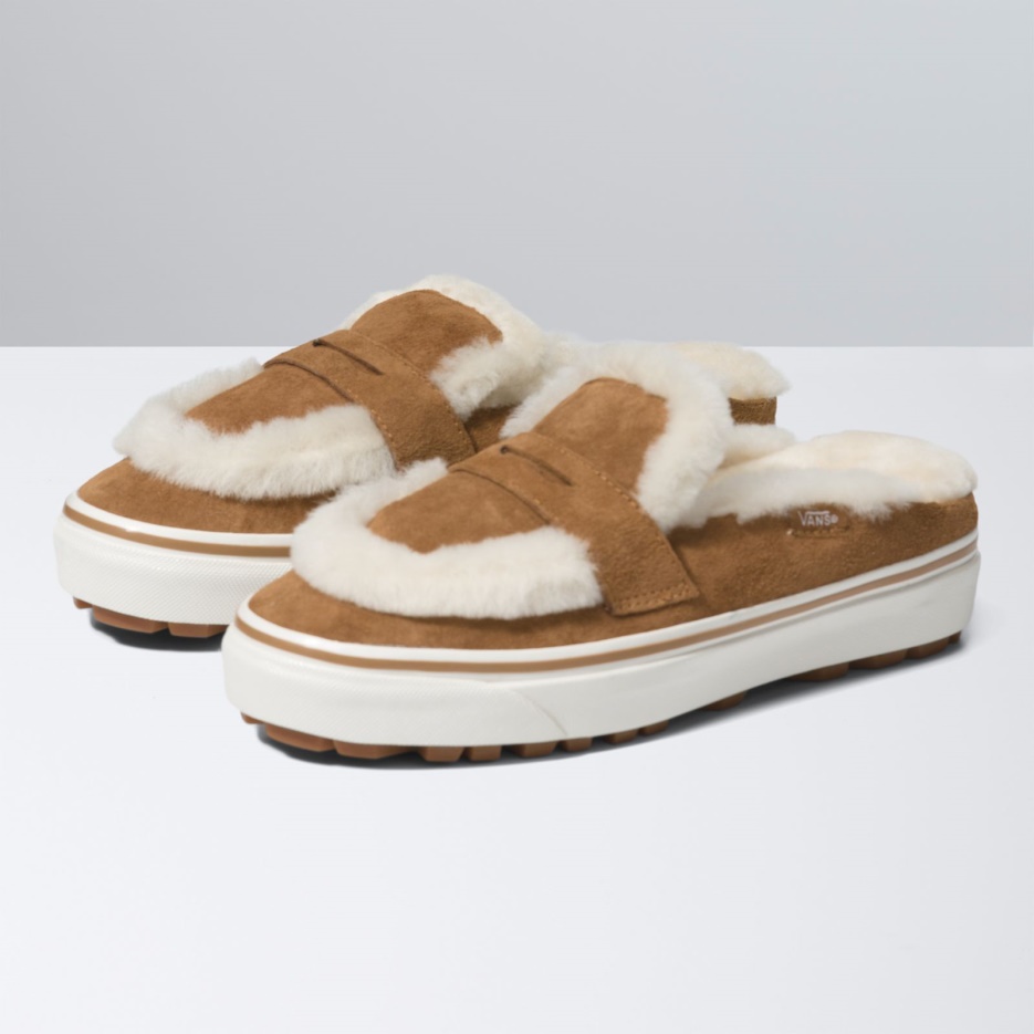 Vans Shearling Style 53 Cosy Mule Dx Chipmunk