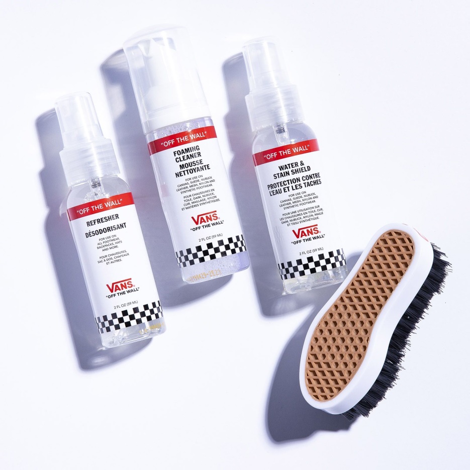 Vans Trousse D'entretien Pour Chaussures Blanc