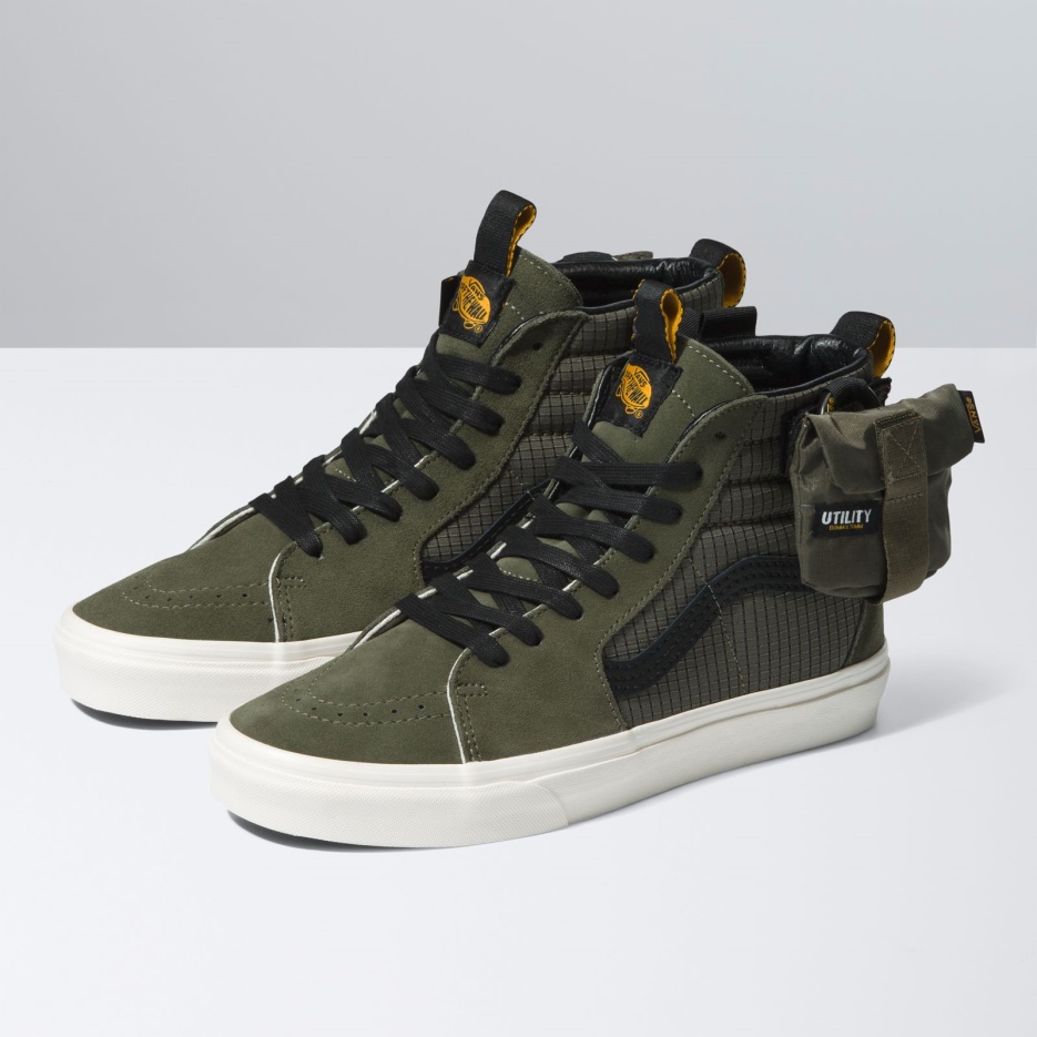 Vans Sk8-hi Cmmnty Utilitaire Tactique Feuille De Vigne