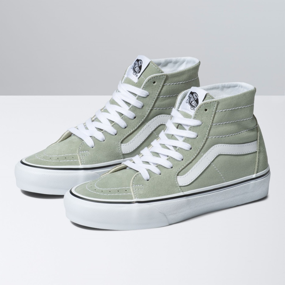 Vans Sk8-hi Théorie Des Couleurs Fuselées Sauge Du Désert