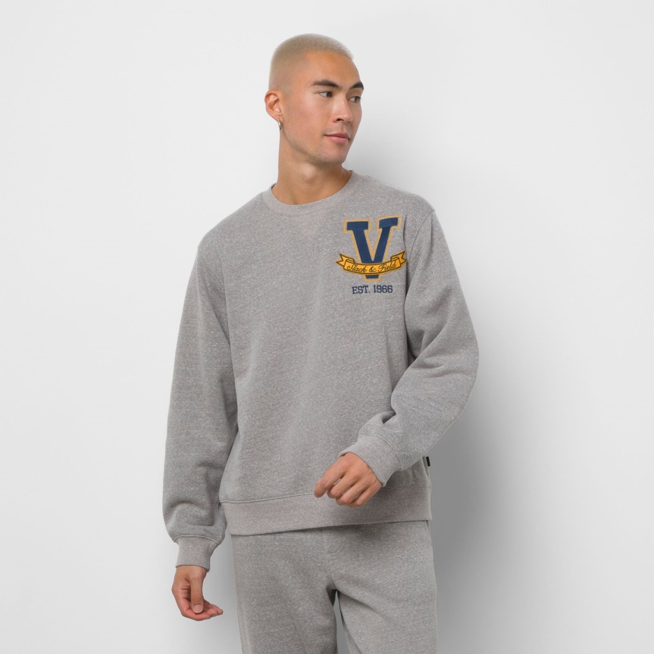 Vans Slack & Field Pull Crew Ash Heather