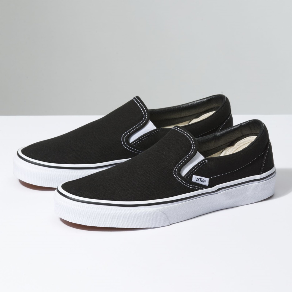 Vans Sans Lacets Noir