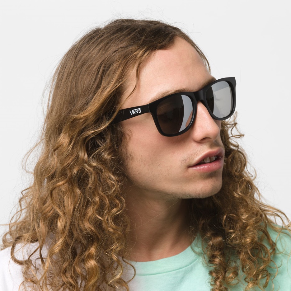Vans Spicoli Lunettes De Soleil Noir Mat-miroir Argenté