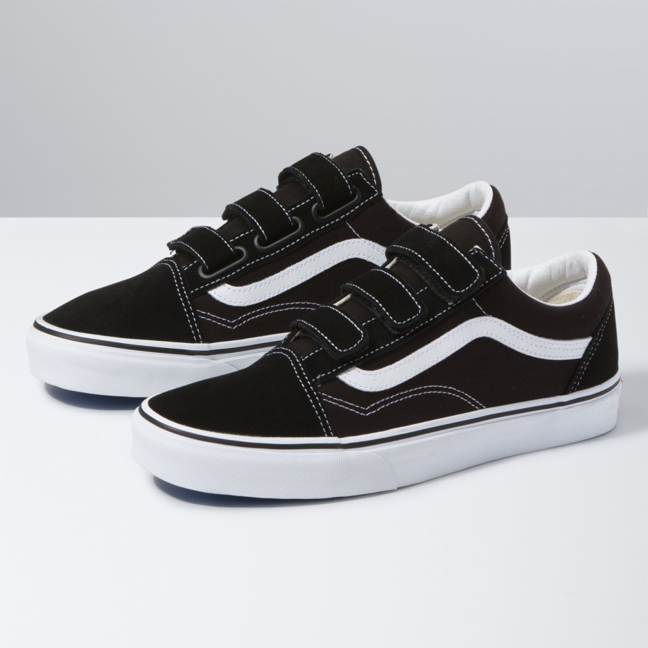 Vans Toile Daim Old Skool V Noir-true White