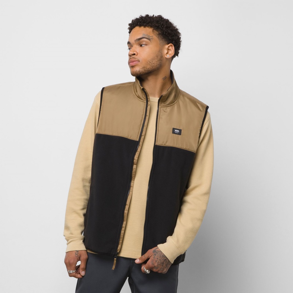 Vans Thatcher Gilet Polaire Noir-dirt