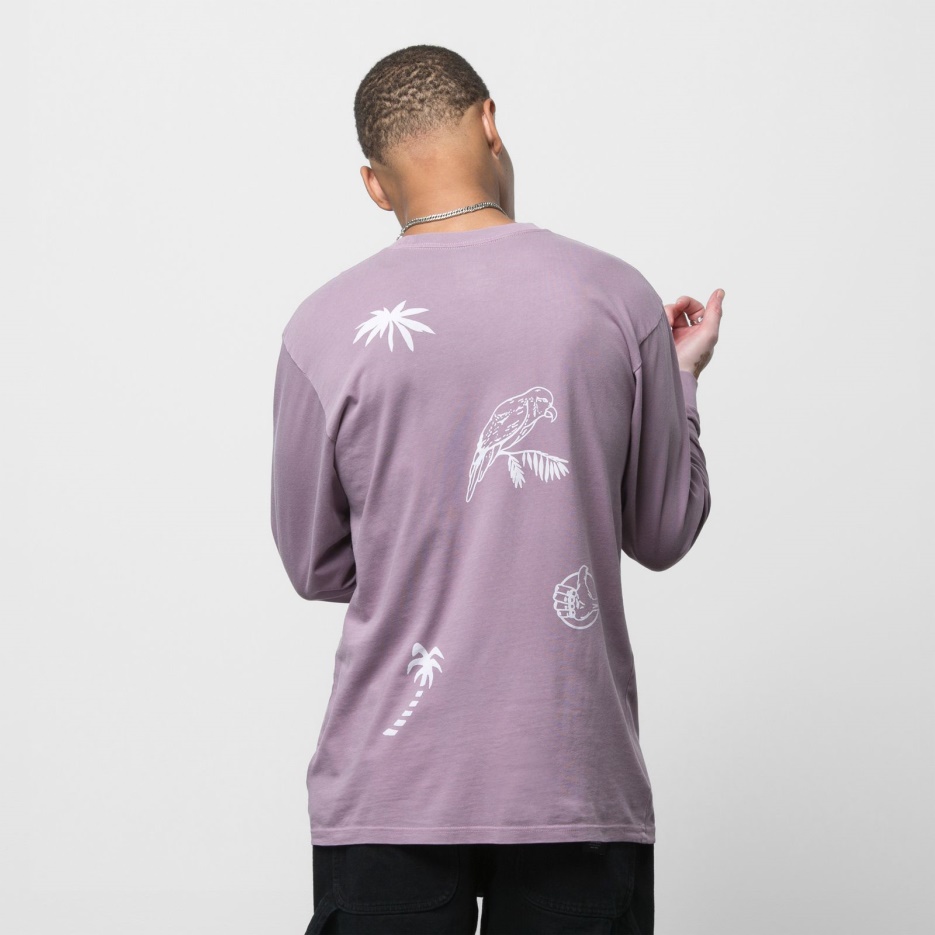 Vans Thumbs Up T-shirt Manches Longues Sureau