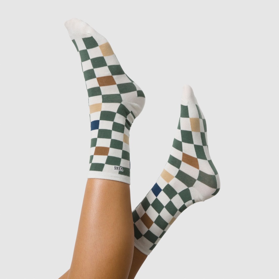 Vans Ticker Chaussette Taille 6.5-10 Vert Canard
