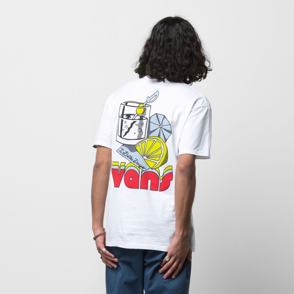 Tee Shirt Vans To Better Days Blanc
