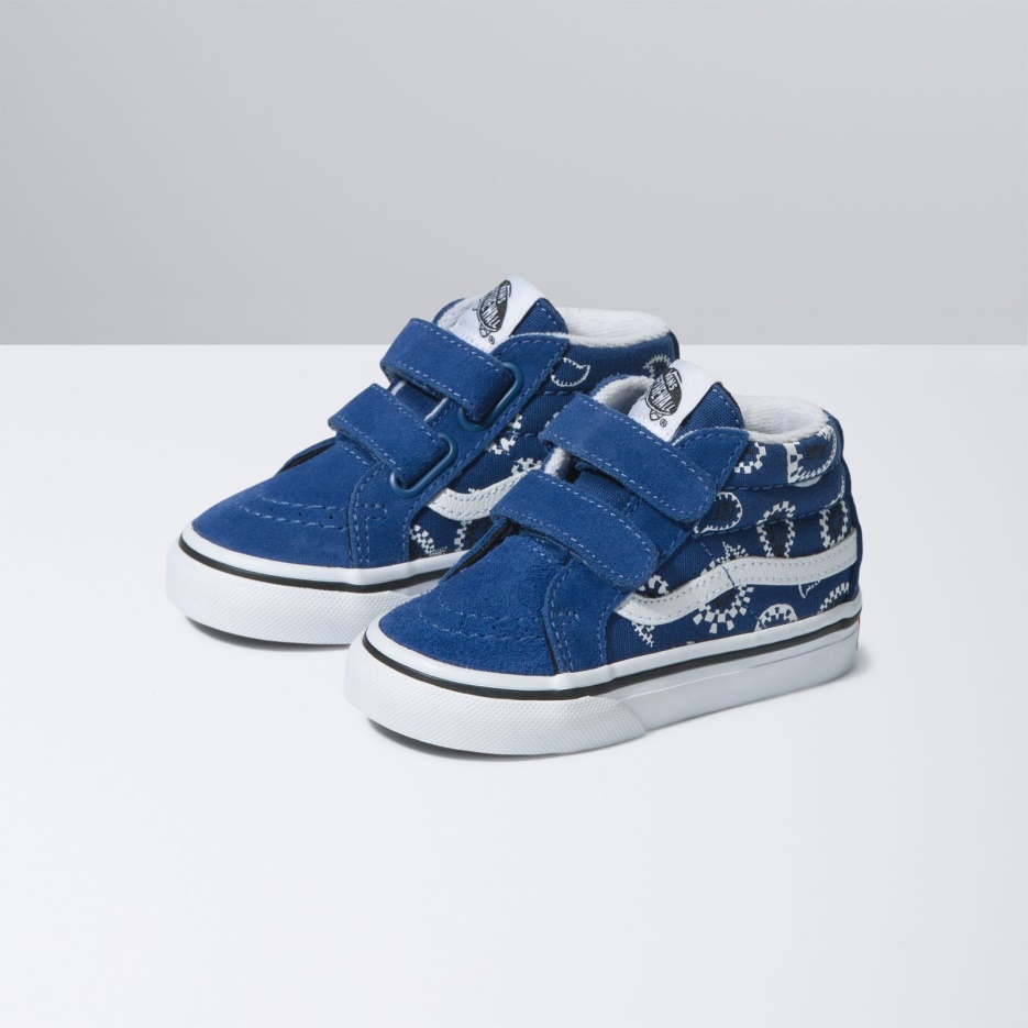 Vans Bambin Sk8-mid Reissue V Check Paisley Marine