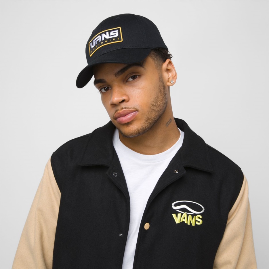 Vans Worldwide Chapeau Jockey Structuré Noir