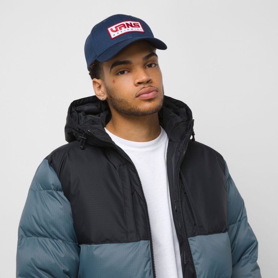 Vans Worldwide Structuré Jockey Chapeau Dress Blues
