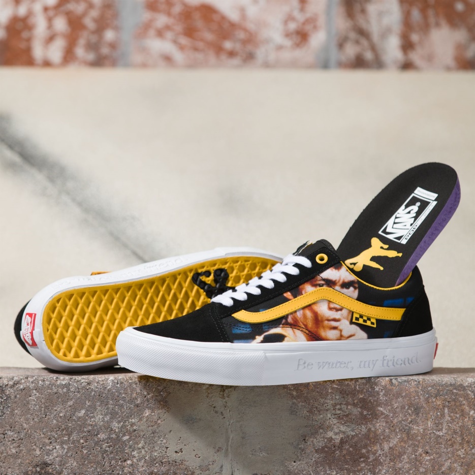 Vans X Bruce Lee Skate Old Skool Noir-jaune