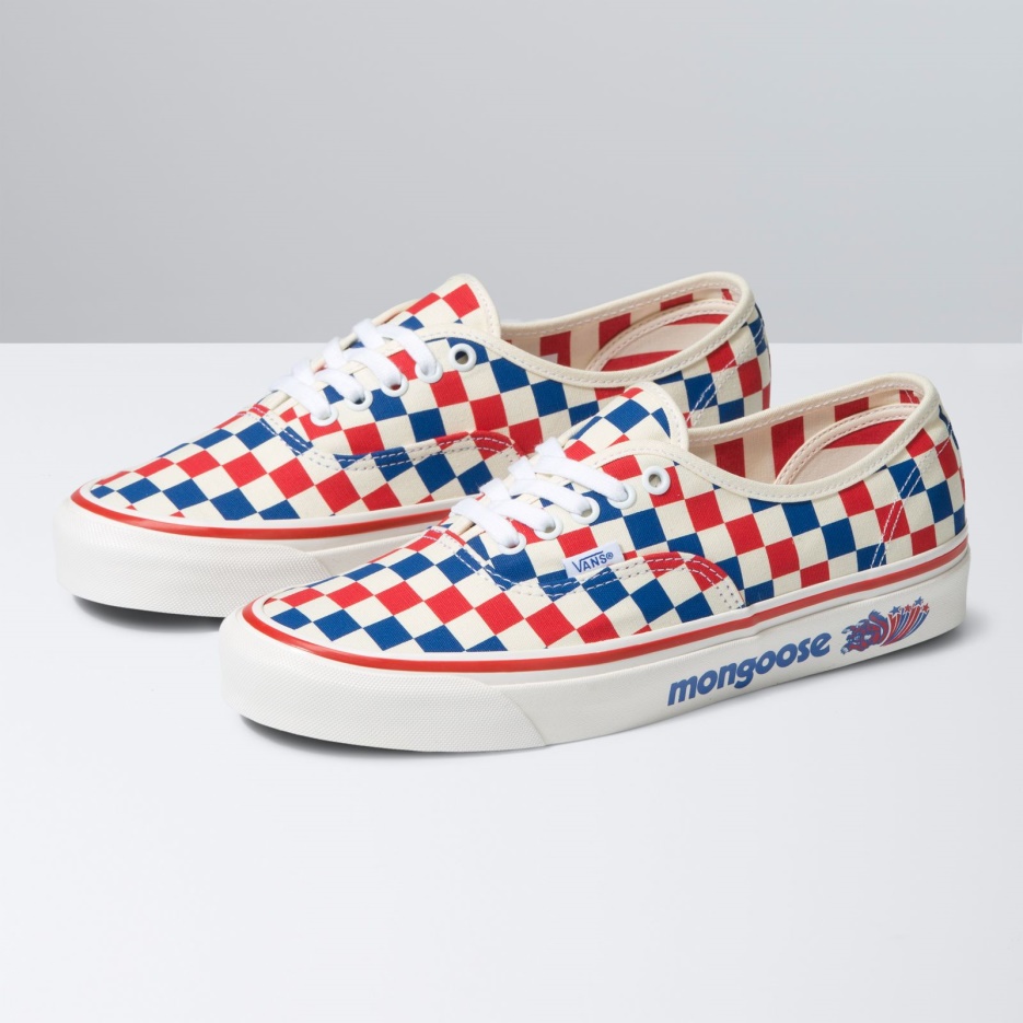 Vans X Our Legends Authentique 44 Dx Rouge-bleu