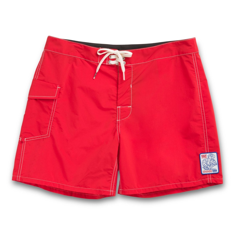 Vans X Yucca Fins 16" Boardshort Racing Rouge