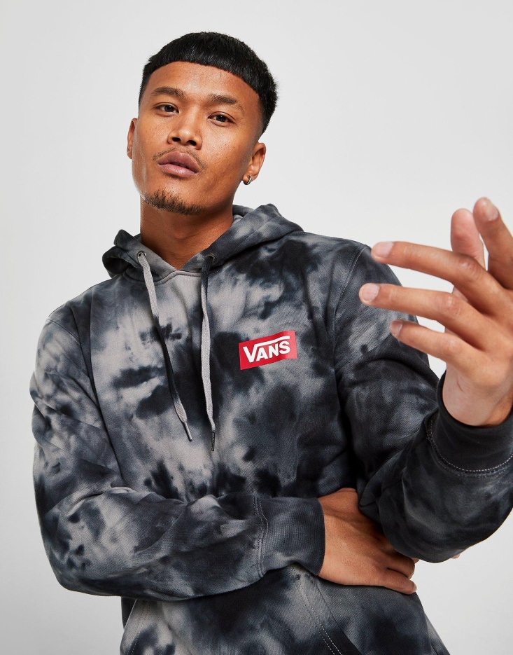 Vans Overhead Tie Dye Sweat à Capuche Noir