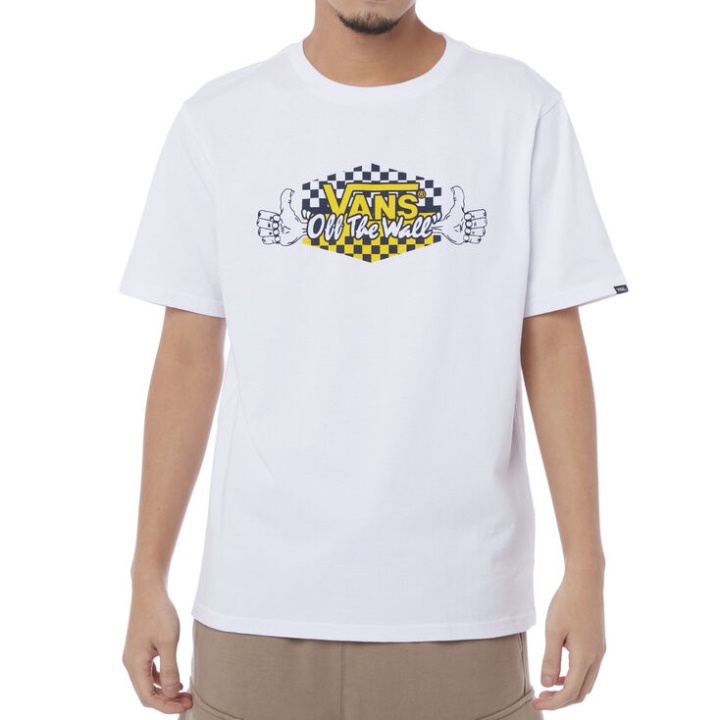 Tee Shirt Like For Vans Blanc