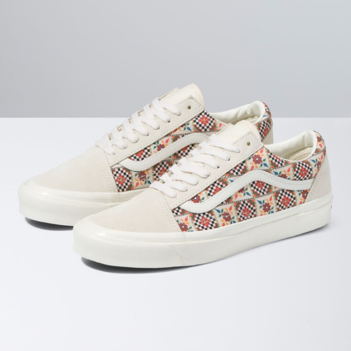 Vans Anaheim Factory Old Skool 36 Dx Blanc Antique