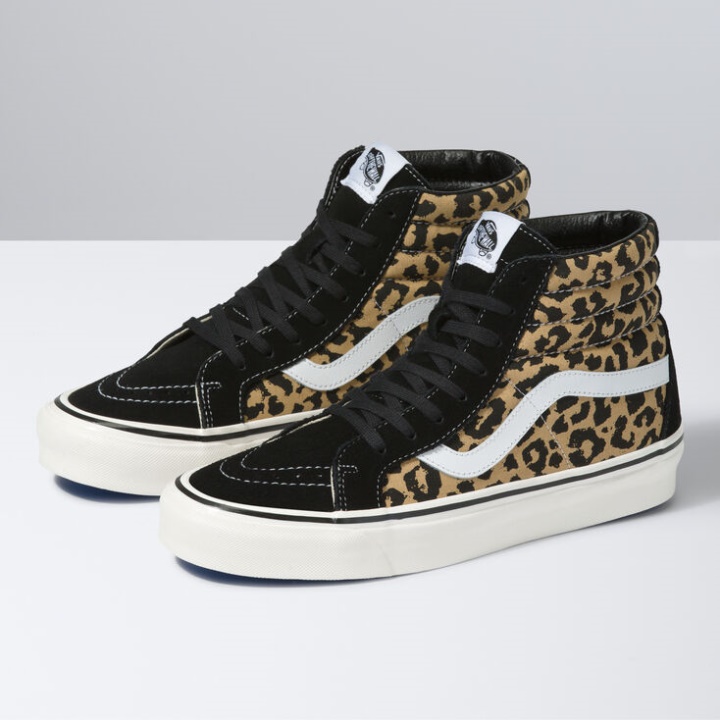 Vans Anaheim Factory Sk8-hi 38 Dx Léopard Noir-tan