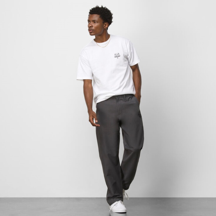 Vans Authentique Chino Glide Relax Taper Pant (courage Adams) Asphalte