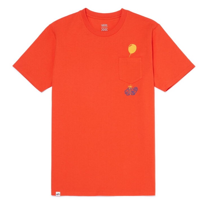 T-shirt Vans Balloon Emblem Orange épicé