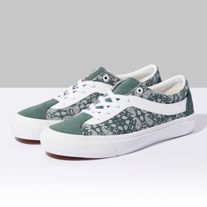 Vans Bandana Bold Ni Vert Jungle-true White