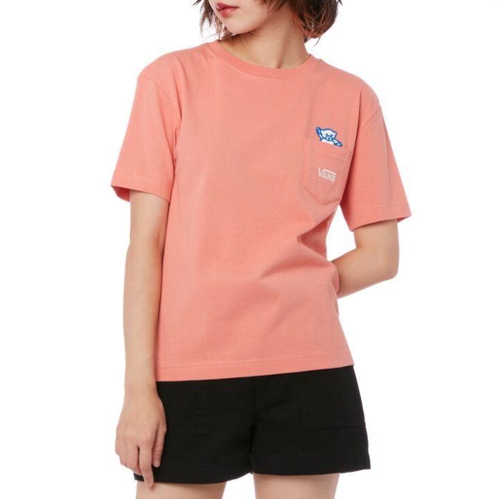 Vans T-shirt Ours Poche Intégrée Terra Cotta