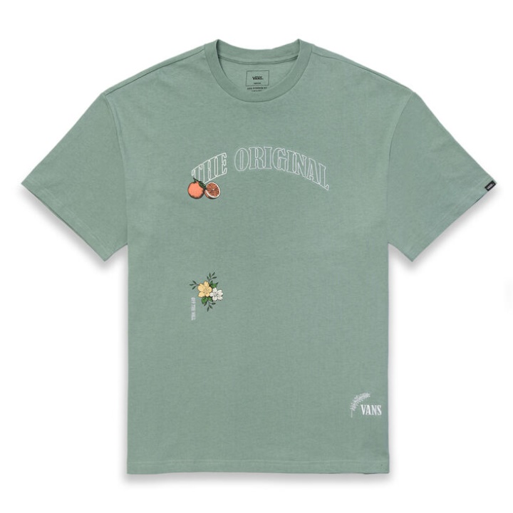 Tee Shirt Vans Jardin Botanique Vert Milieu