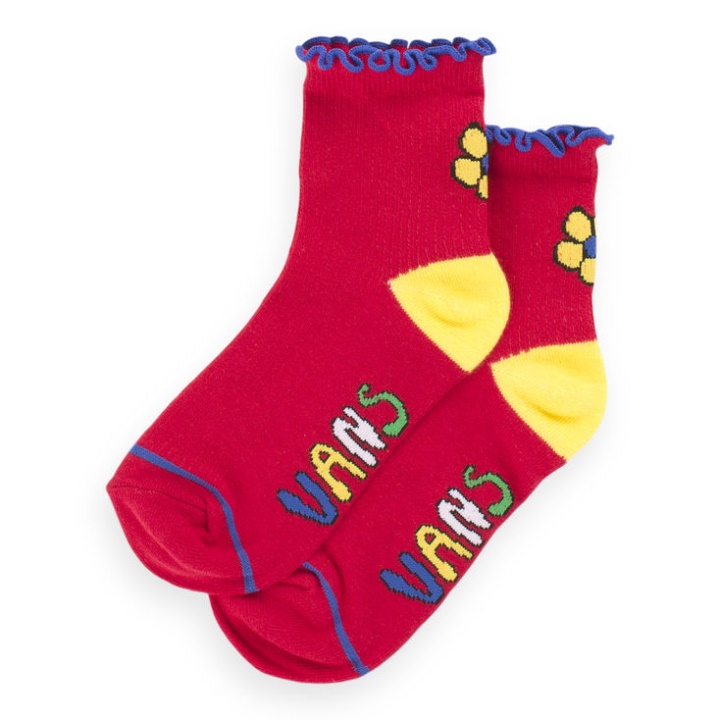 Vans Brighton Zeuner Chaussettes Course Rouge