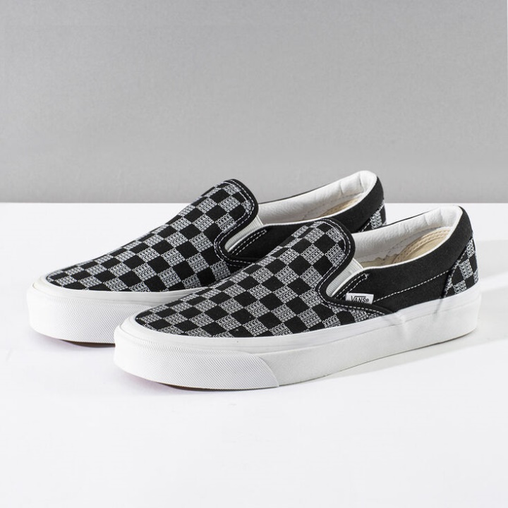 Vans Checker Check Classique Slip-on 98 Dx Checker Noir