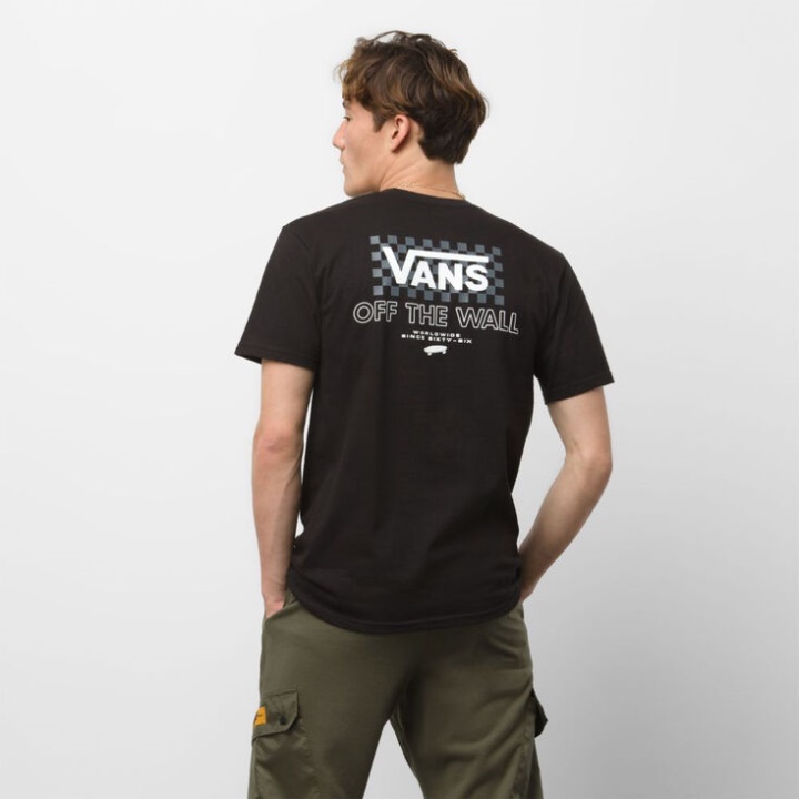 T-shirt Vans Checker Dna Noir